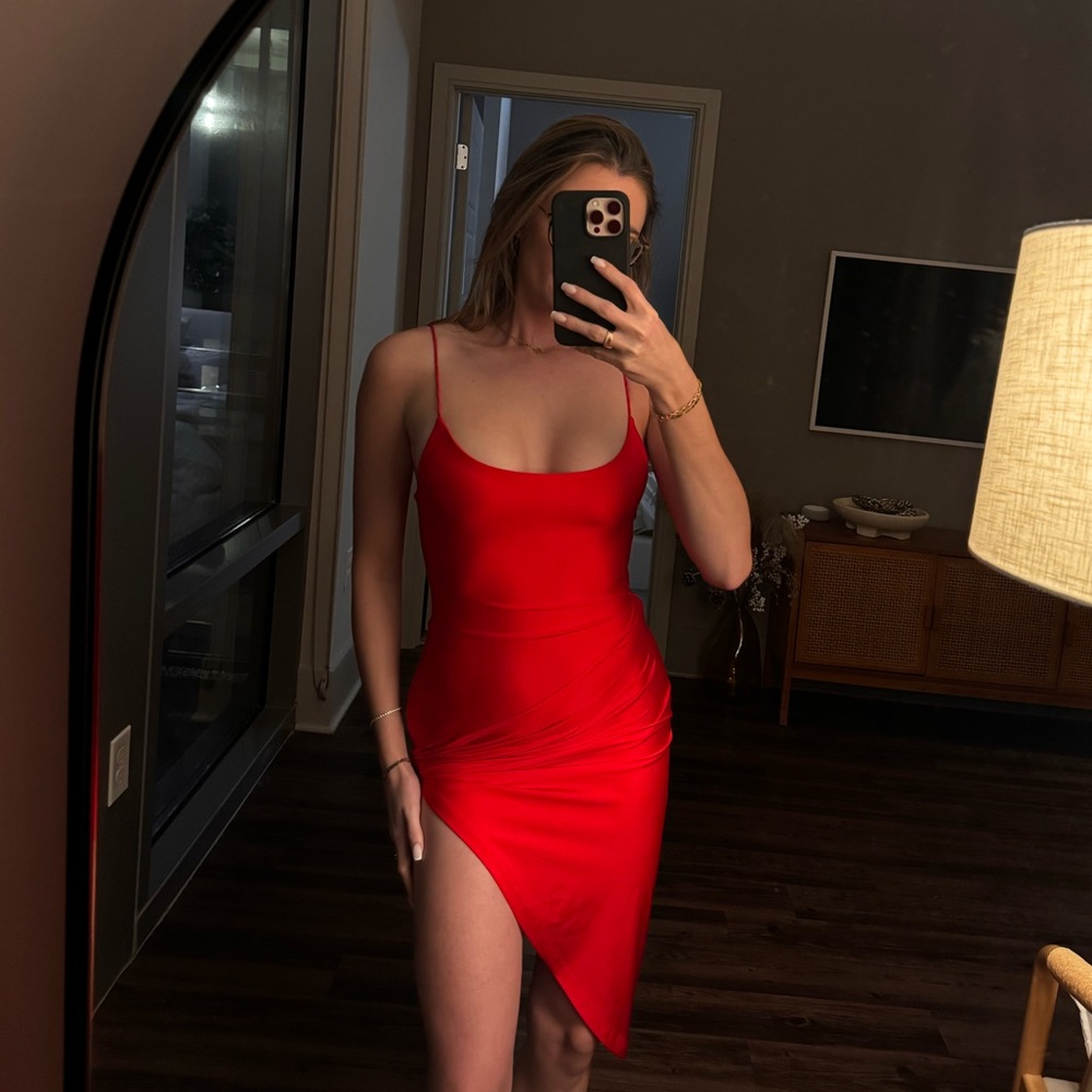 Superdown red mini dress